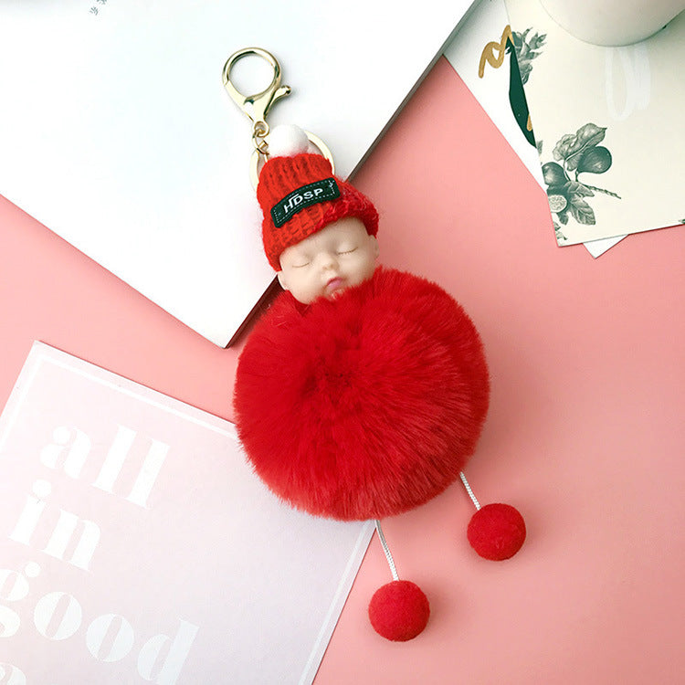 Wholesale Cartoon Sleeping Dream Doll Plush Keychains